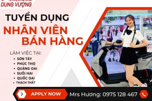 TUYỂN DỤNG NHÂN VIÊN BÁN HÀNG XE MÁY